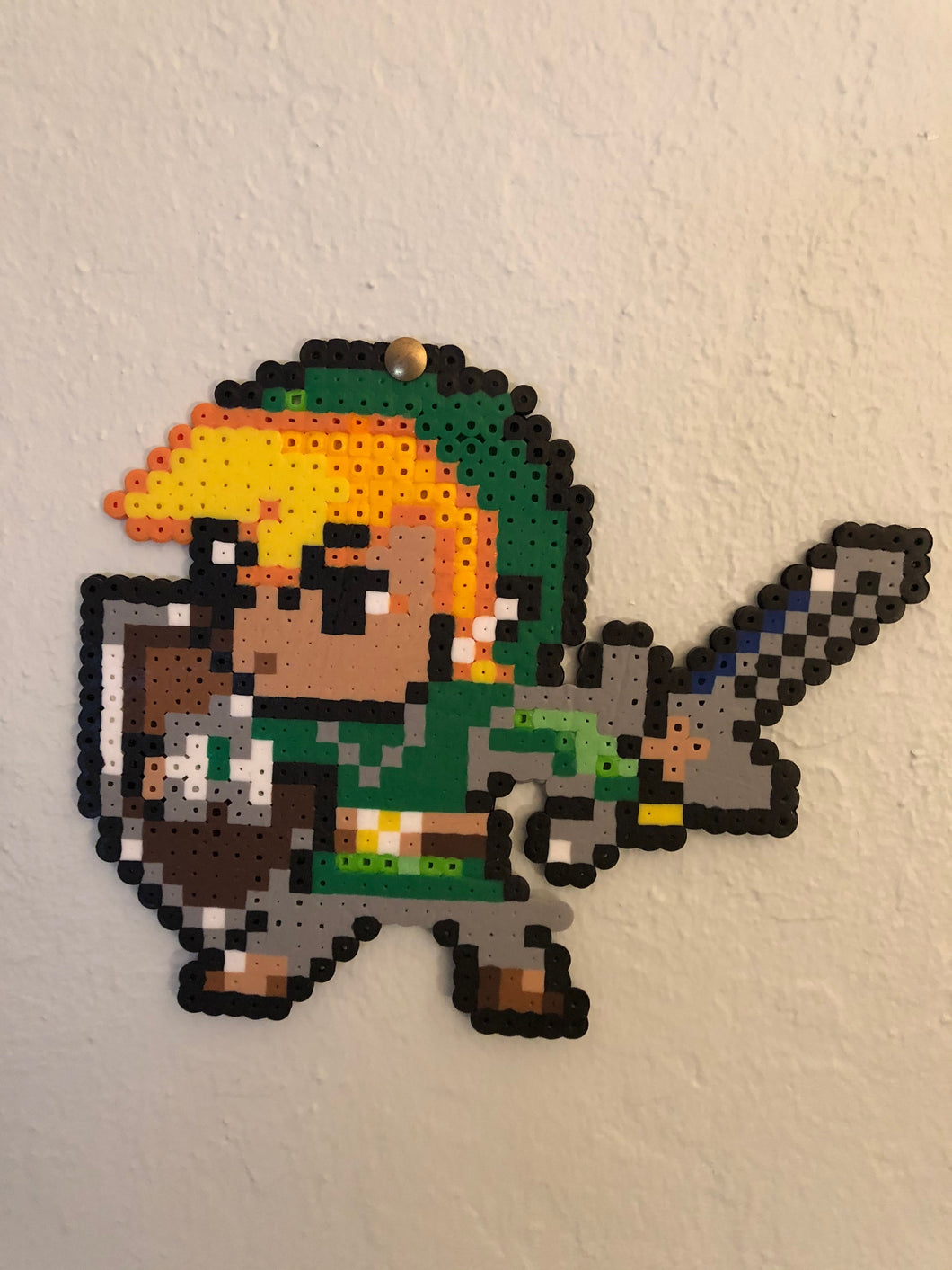 Zelda sur un mur